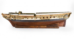 皇家君主号模型，由水手博物馆提供。