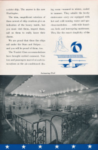 美国线路，旅游班级小册子，1934年（2）