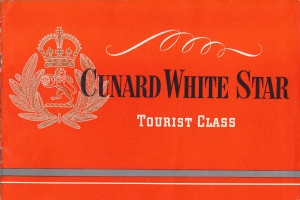 丘纳德白星客舱小册子，1949年