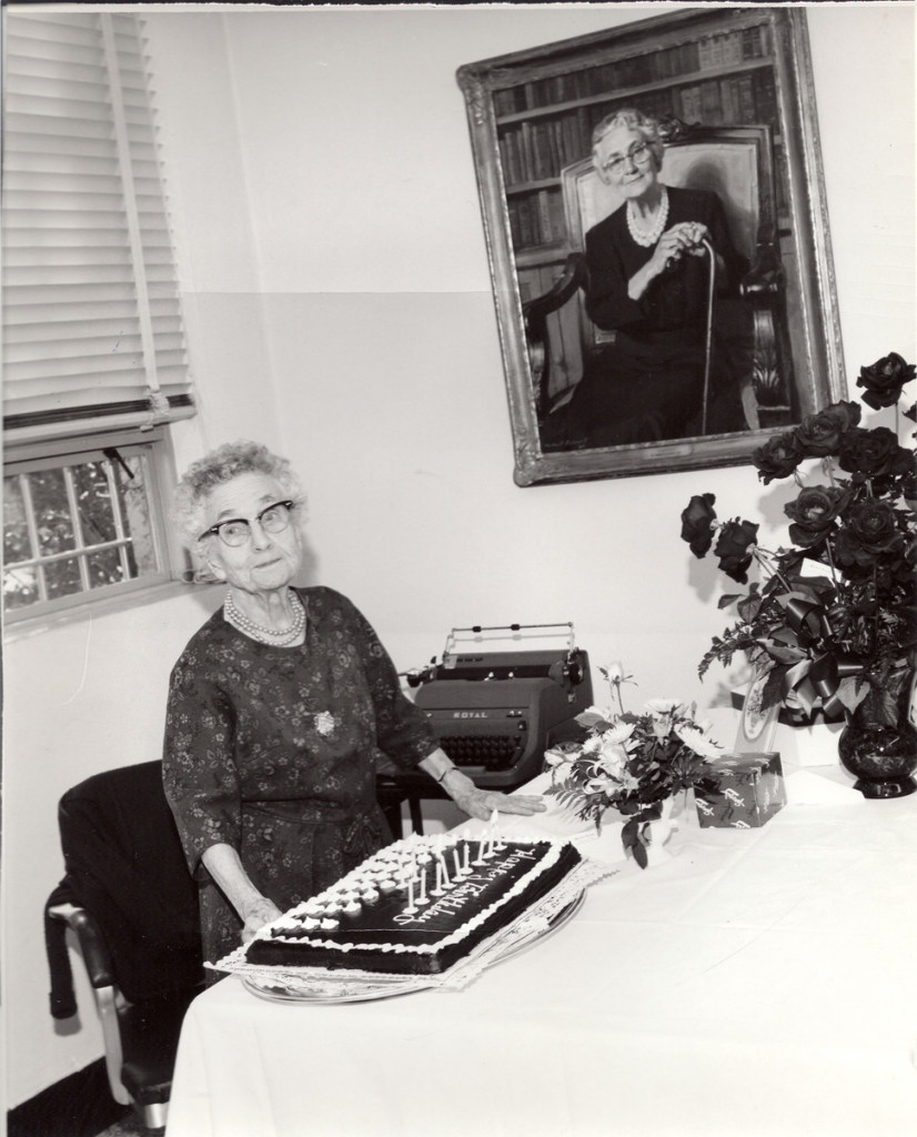 Feb 23, 1968, Miss Evans' 92nd birthday party