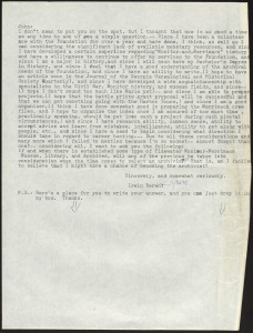 欧文·贝伦特给约翰·牛顿的备忘录，约1980年，MS0164，欧文·m·贝伦特收藏