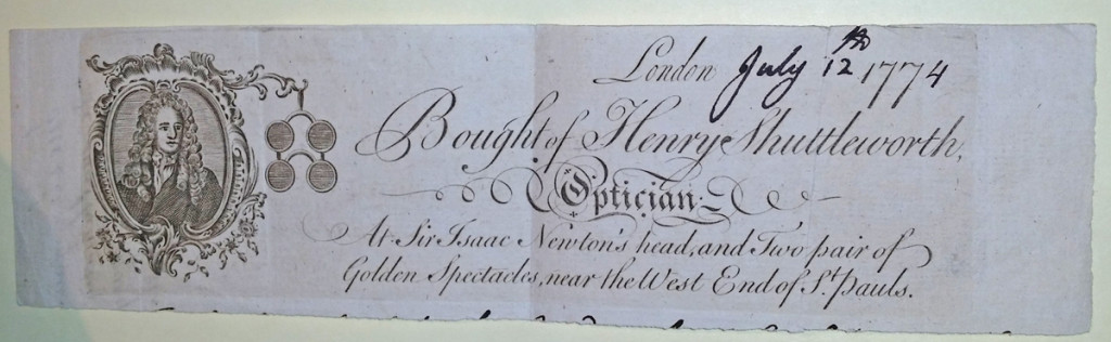 Receipt for the sea quadrant