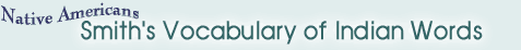 史密斯的印第安词汇表