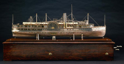 汽船英联邦船模型