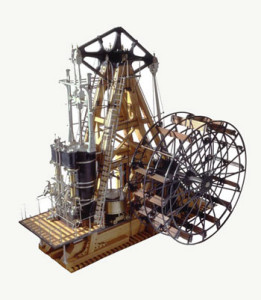 船用行走梁式发动机