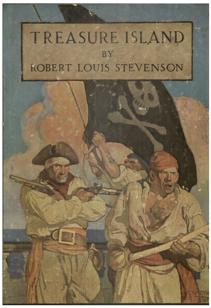 金银岛封面1911珍本PR5486。A1水手亚博平台网址博物馆和公园收藏